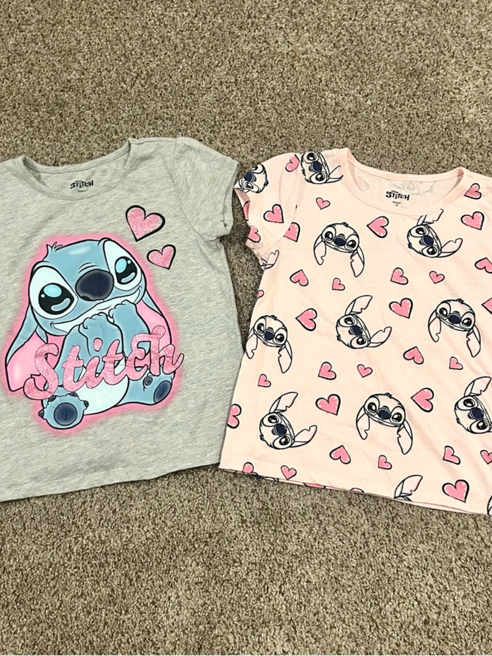 Disney Stitch Girls Graphic Tee Set